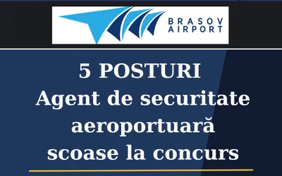 Noi angajări la Aeroportul Internaţional Braşov-Ghimbav!
