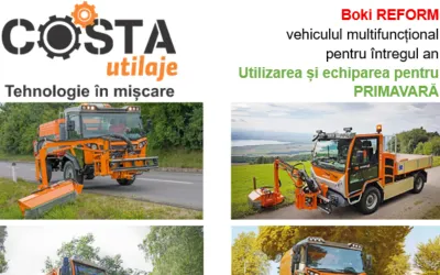 Boki Reform- vehicul multifuncțional, polivalent și versatil echipat pentru PRIMAVARĂ