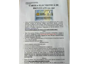 CARTEA ELECTRONICA DE IDENTITATE CU CIP
