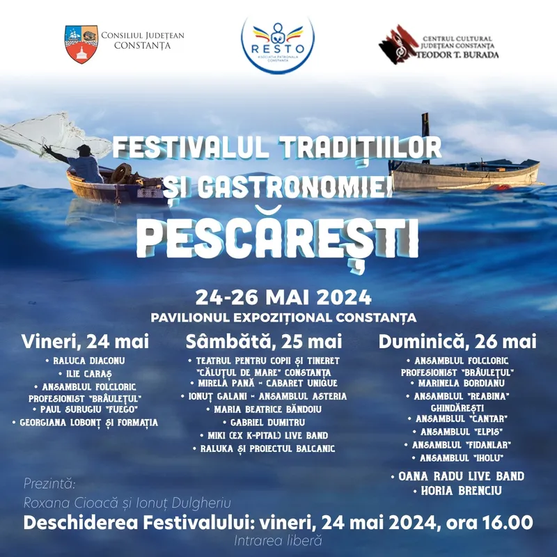 Începe ,,Festivalul Tradiţiilor și Gastronomiei Pescărești”, ediția a II-a