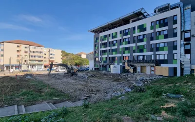 Lucrări pregătitoare la parcarea multietajată aferentă Spitalului  Clinic Județean de Urgență Bihor
