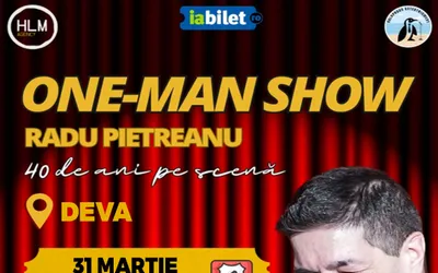 One-Man Show cu Radu Pietreanu - ,,40 de ani pe scenă"