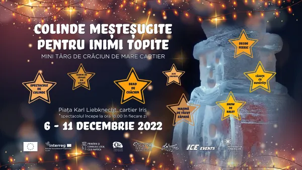 „Colinde meșteșugite pentru inimi topite” - mini târg de Crăciun în cartierul Iris