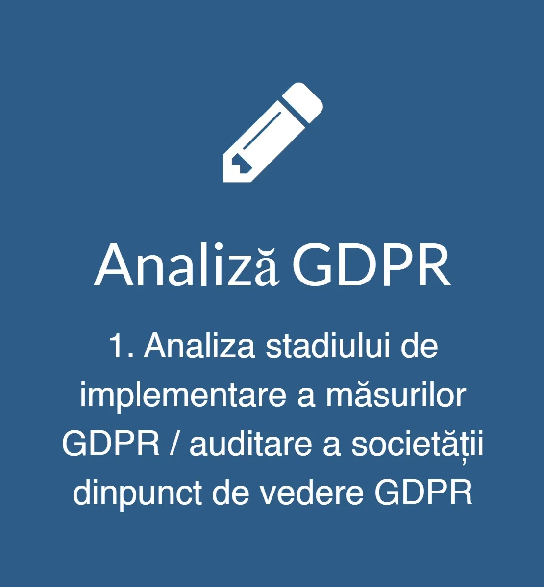 Analiză GDPR