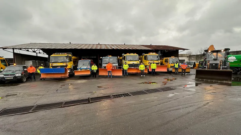 Primăria Municipiului Deva este pregătită pentru iarnă