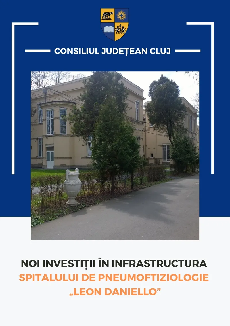 Noi investiții în infrastructura Spitalului de Pneumoftiziologie „Leon Daniello”