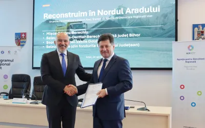 Iustin Cionca a semnat cel mai mare proiect din nordul judeţului Arad, modernizarea a 70 km de drumuri judeţene!
