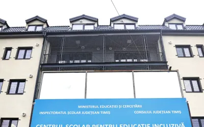Clădire școlară modernă pentru elevii Centrului „Constantin Păunescu” din  Recaș