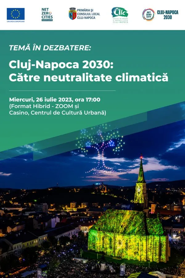 Miercuri, 26 iulie 2023, începând cu ora 17, va avea loc o nouă dezbatere publică