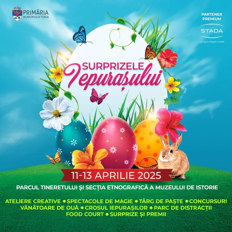 „Surprizele Iepurașului” – un eveniment dedicat copiilor și întregii familii!