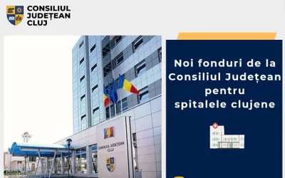 Noi fonduri de la Consiliul Județean pentru spitalele clujene