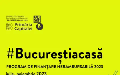 Programul „Bucureşti Acasă” susţine peste 50 de proiecte culturale care se întâmplă în perioada iulie-noiembrie în Bucureşti