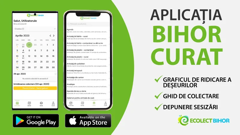 S-a lansat aplicația Bihor Curat – WasteBook