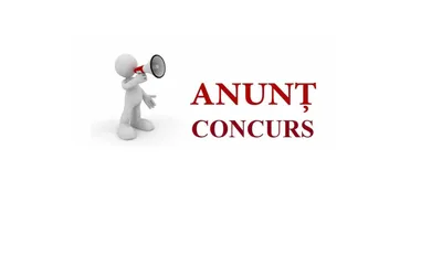 Anunț - Concurs de recrutare în data de 16.08.2022