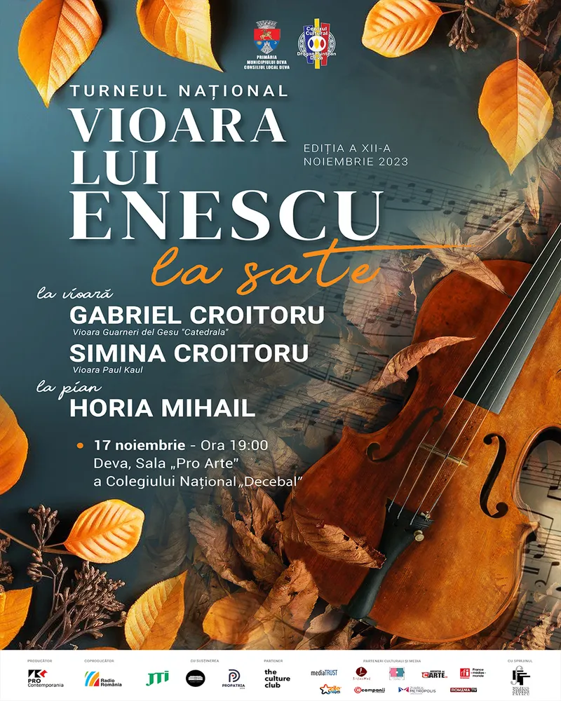 Turneul Național „Vioara lui Enescu 2023”, ediția a XII-a, la  Deva