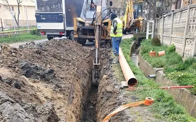 Se introduce canalizarea de tip vacuumatic în comuna Negreni