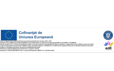 ANUNȚ CĂTRE ANGAJATORI  - Oportunitate de formare profesională GRATUITĂ pentru angajați în domeniul competențelor digitale, prin proiectul „Educație digitală pentru toți (E.D.I.T.)” – Cod SMIS 332543