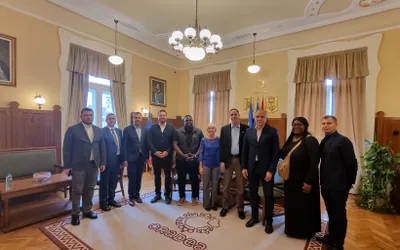 Oaspeți americani la Primăria Oradea, interesați de Oradea și de  situația ucrainenilor