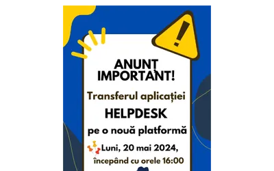 Transferul aplicației HELPDESK pe o nouă platformă