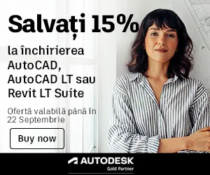 15% Reducere - AutoCAD, AutoCAD LT, Revit LT Suite