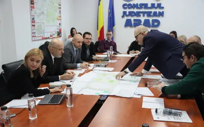 Iustin Cionca: „Prioritățile și proiectele județului Arad au fost dezbătute astăzi la Consiliul Județean”