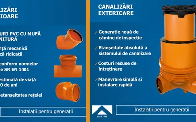 TeraPlast oferă soluții complete, profesionale, pentru rețele de apă, canalizare și gaz