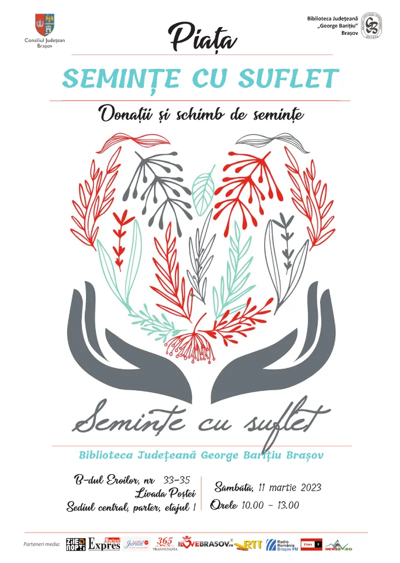 Semințe cu suflet la Biblioteca George Barițiu Brașov