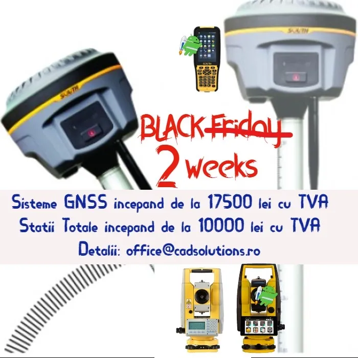 Oferta promotionala echipamente GNSS si statii totale