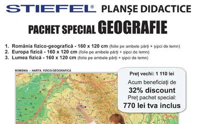 Harti Fizico - Geografice - Pachet Promotional
