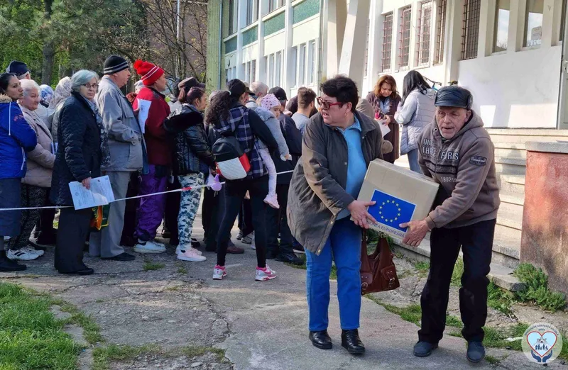 DAS Deva a încheiat, marți, distribuirea alimentelor gratuite! Peste 600 de persoane au beneficiat de ajutorul european
