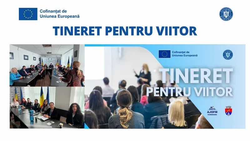 „Tineret pentru viitor”: proiect în grafic și activități desfășurate în municipiul Deva și județul Hunedoara