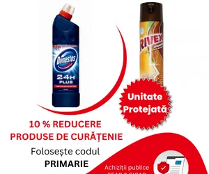 Martie - 10% Reducere la toată gama de curățenie