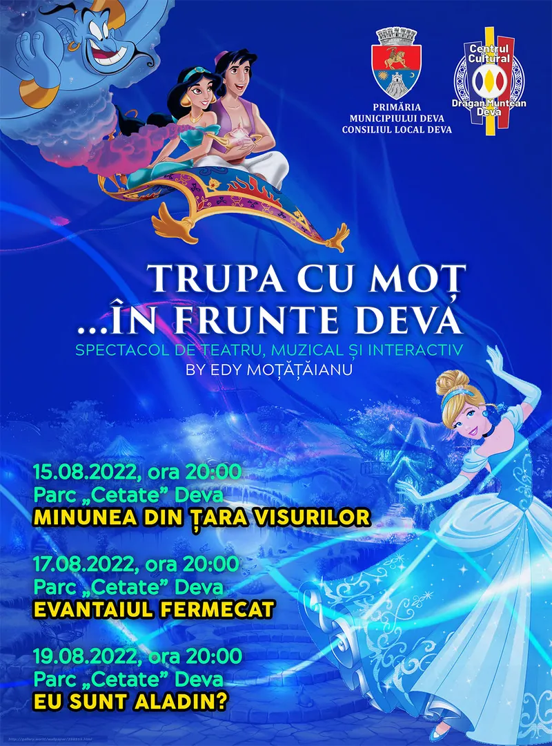 Teatru pentru copii în Parcul Cetate Deva!