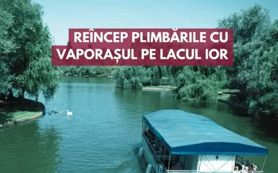 Vaporașul din parcul „Alexandru Ioan Cuza” își reia cursele