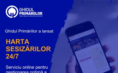 Ghidul Primăriilor a lansat  HARTA SESIZĂRILOR 24/7.  Serviciu online pentru gestionarea optimă a sesizărilor cetățenilor
