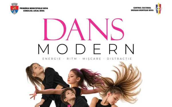 Primăria Deva și Centrul Cultural „Drăgan Muntean” oferă cursuri gratuite de dans modern pentru copii