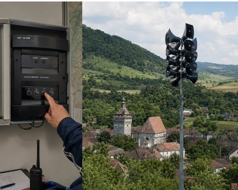 Soluții de alarmare civilă pentru comune: comunicare rapidă, clară și controlată în situații de urgență
