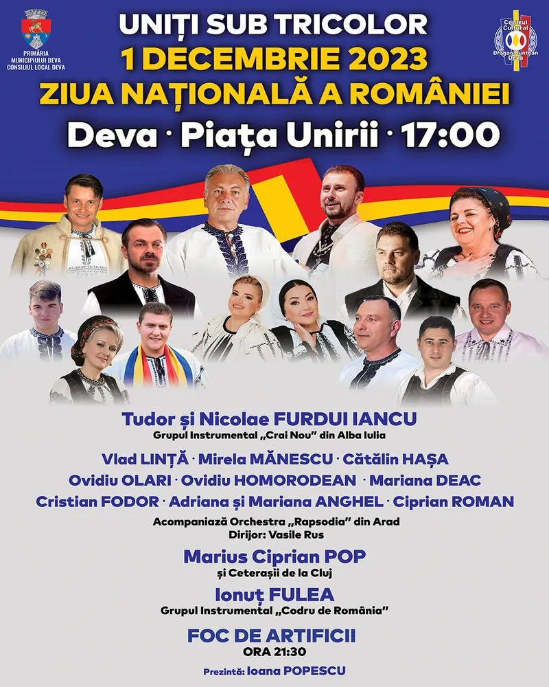 „Târgul de iarnă” de la Deva se deschide vineri, 1 Decembrie 2023!