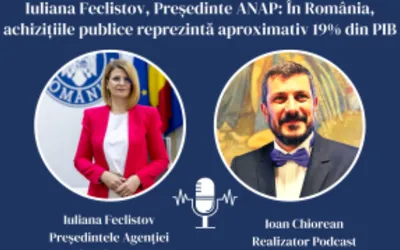 Iuliana Feclistov, Președinte ANAP: În România, achizițiile publice reprezintă aproximativ 19% din PIB