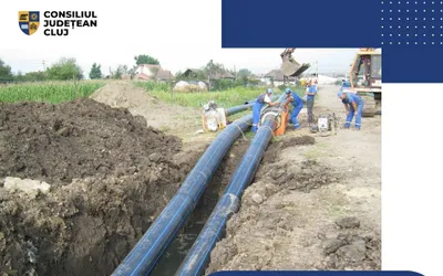 S-au finalizat lucrările de extindere a rețelei de apă în satul Mihăiești, comuna Sânpaul