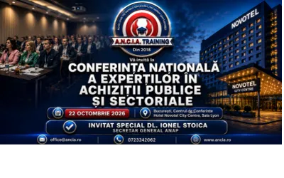 Conferința Națională a Experților în Achiziții Publice și Sectoriale 2026