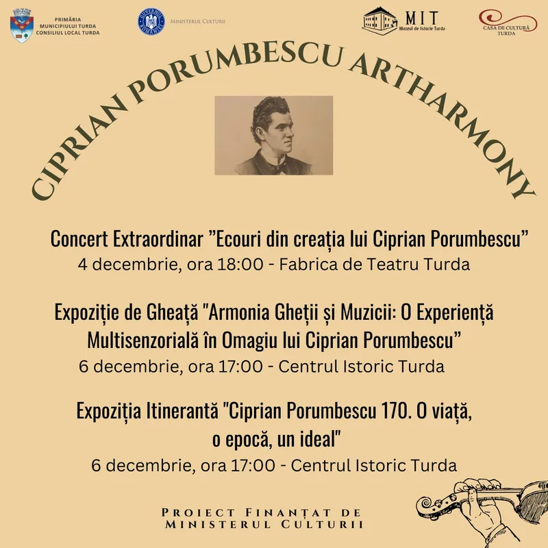La 170 de ani de la nașterea compozitorului Ciprian Porumbescu organizăm  festivalul ArtHarmony