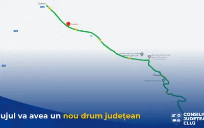 COMUNICAT DE PRESĂ  Clujul va avea un nou drum județean