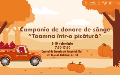 O nouă campanie de donare de sânge, susținută de Consiliul Județean Cluj
