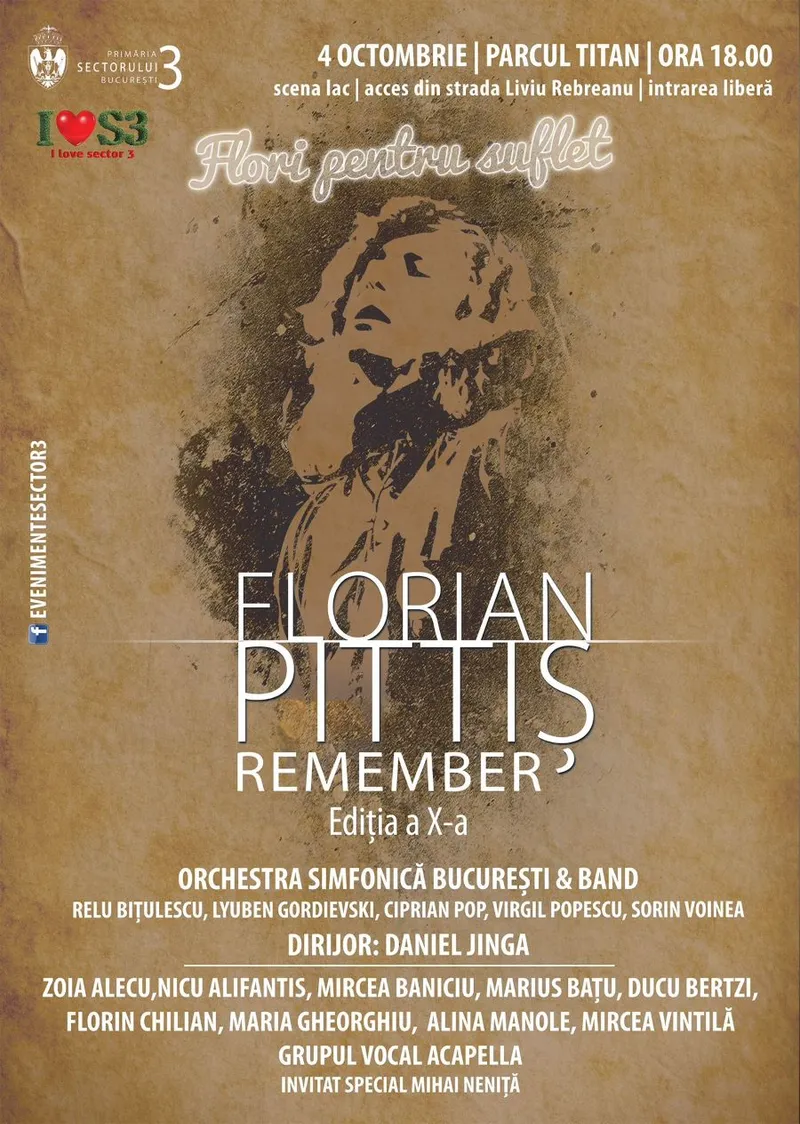 „Flori pentru suflet. Remember Florian Pittiș”, în premieră pe 4 octombrie