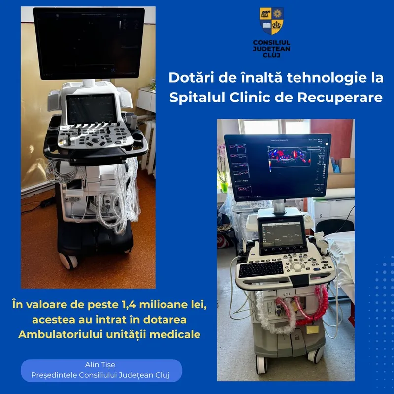 Dotări de înaltă tehnologie la Spitalul Clinic de Recuperare