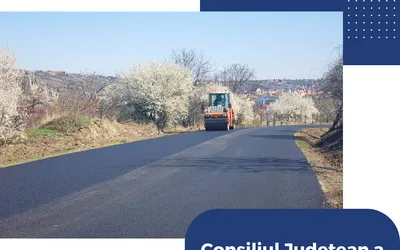 Consiliul Județean a finalizat lucrările de asfaltare derulate pe drumul județean DJ 107L Turda