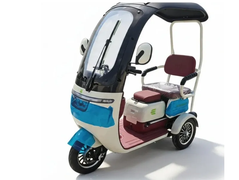 Tricicleta Electrica Voltarom SG-XY, Motor 1000W, Autonomie 50-70 km, Baterie 60V 20Ah, Viteza 25 km pe ora, Fara Permis