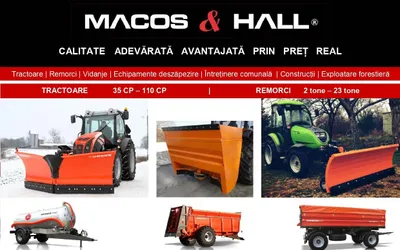 Utilaje, echipamente, tractoare, servicii comunale, municipale, etc.