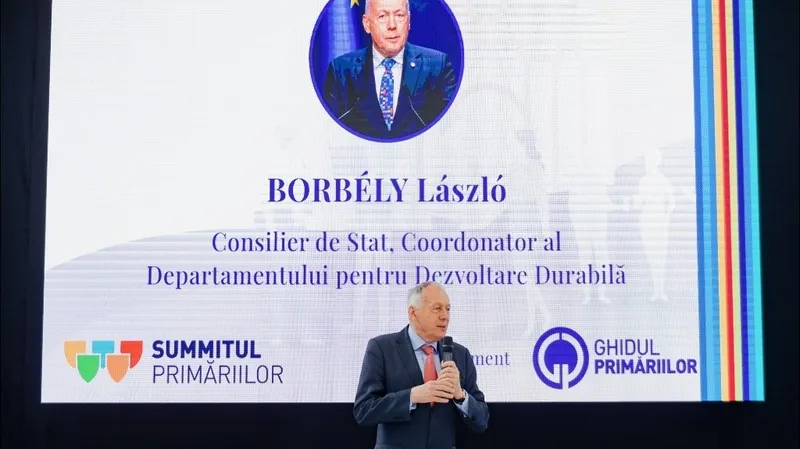 László Borbély la SUMMITUL Primăriilor 2024: Vom avea un Centru de Excelență în domeniul dezvoltării durabile pentru administrația publică și 2.000 de experți în dezvoltare durabilă
